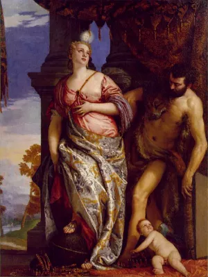 Allegory of Wisdom and Strength Oil painting by Paolo Veronese