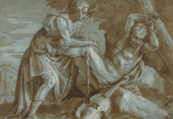 Apollo and Marsyas by Paolo Veronese - Hand-Painted Oil Painting Reproduction