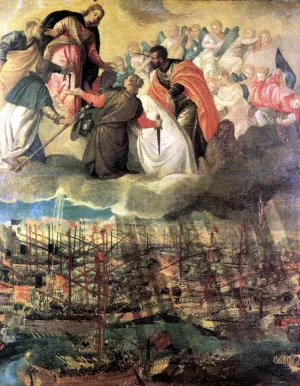 Battle of Lepanto painting by Paolo Veronese