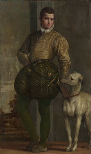 Boy with a Greyhound by Paolo Veronese Oil Painting