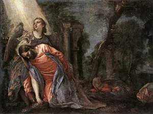 Christ in the Garden Supported by an Angel Oil painting by Paolo Veronese