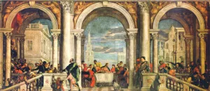 Feast in the House of Levi Oil painting by Paolo Veronese