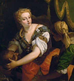 Judith With The Head Of Holofernes by Paolo Veronese Oil Painting
