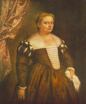 Portrait of a Venetian Woman by Paolo Veronese Oil Painting