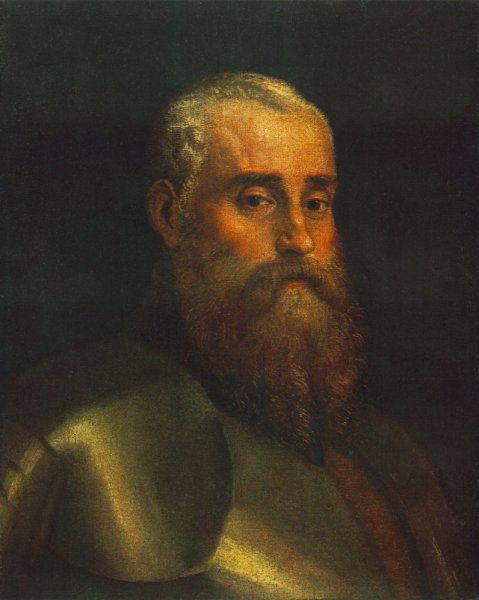 Portrait of Agostino Barbarigo by Paolo Veronese - Hand-Painted Oil Painting Reproduction