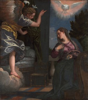 The Annunciation by Paolo Veronese Oil Painting