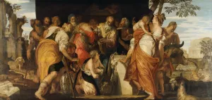 The Anointment Of David by Paolo Veronese Oil Painting