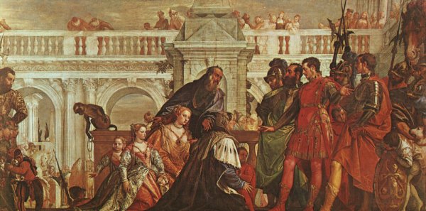 The Family of Darius before Alexander by Paolo Veronese - Hand-Painted Oil Painting Reproduction