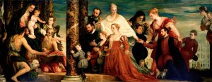 The Madonna of the Cuccina Family by Paolo Veronese Oil Painting