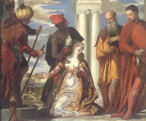 The Martyrdom of St. Justine painting by Paolo Veronese