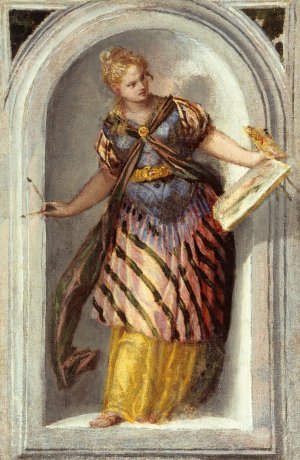 The Muse of Painting by Paolo Veronese Oil Painting