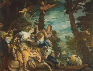 The Rape of Europe Oil painting by Paolo Veronese