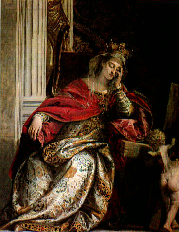 The Vision of Saint Helena by Paolo Veronese - Hand-Painted Oil Painting Reproduction