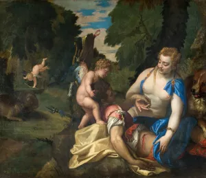 Venus Mourning Adonis by Paolo Veronese Oil Painting