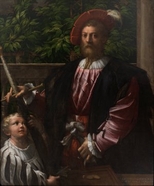 Portrait of Lorenzo Cybo by Parmigianino Oil Painting