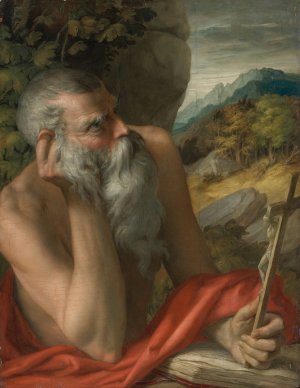 Saint Jerome by Parmigianino Oil Painting