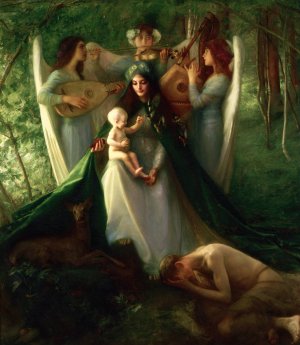 Consolatrix Afflictorium by Pascal-Adolphe-Jean Dagnan-Bouveret Oil Painting