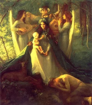Consolatrix Afflictorum by Pascal-Adolphe-Jean Dagnan-Bouveret Oil Painting