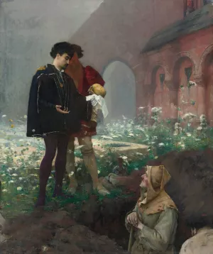 Hamlet Et Les Fossoyeurs by Pascal-Adolphe-Jean Dagnan-Bouveret Oil Painting