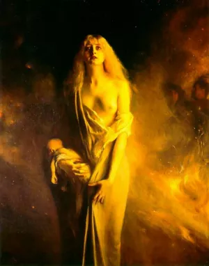 Marguerite au Sabbat by Pascal-Adolphe-Jean Dagnan-Bouveret Oil Painting