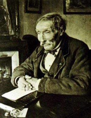 Portrait of Dagnan-Bouveret's Grandfather Oil painting by Pascal-Adolphe-Jean Dagnan-Bouveret