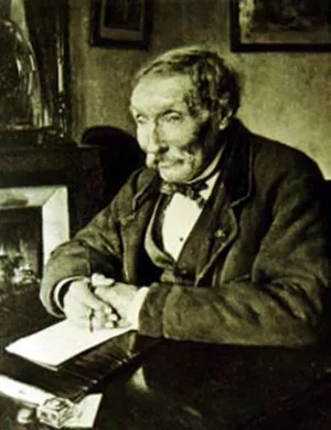 Portrait of Dagnan-Bouveret's Grandfather Oil painting by Pascal-Adolphe-Jean Dagnan-Bouveret
