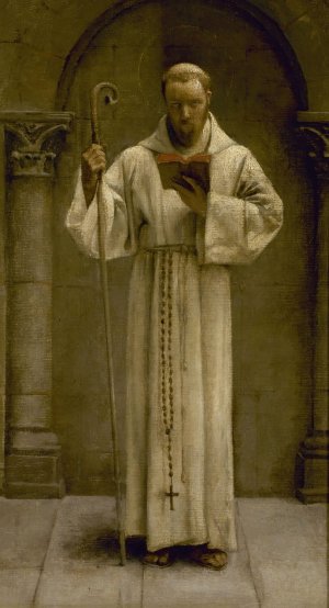 Saint Herbland by Pascal-Adolphe-Jean Dagnan-Bouveret Oil Painting