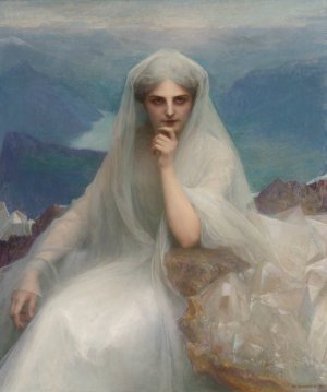 Sur Les Cimes by Pascal-Adolphe-Jean Dagnan-Bouveret Oil Painting