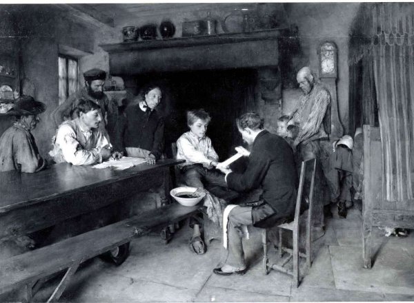 Main Product Photo of The Accident Painting by Pascal-Adolphe-Jean Dagnan-Bouveret