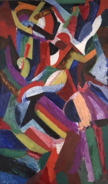 Composition III  by Patrick Henry Bruce - Hand-Painted Oil Painting Reproduction