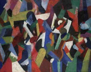 Composition V by Patrick Henry Bruce Oil Painting