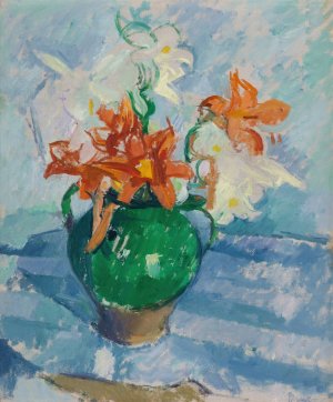 Floral Still Life by Patrick Henry Bruce Oil Painting