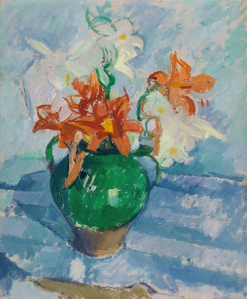Floral Still Life  by Patrick Henry Bruce - Hand-Painted Oil Painting Reproduction