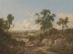 Penshurst Place, Kent by Patrick Nasmyth Oil Painting