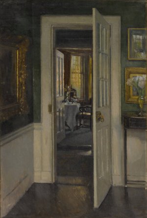 Interior Looking Through to Morning Room by Patrick William Adam Oil Painting