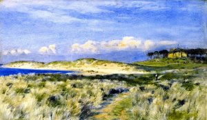 The 14th Fairway, North Berwick from the Bent by Patrick William Adam Oil Painting