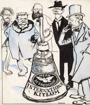 Internationale socialisten Oil painting by Patricq Kroon