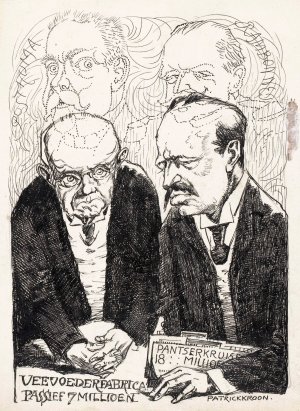 Twee Ministers by Patricq Kroon Oil Painting