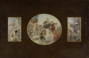 La Chasse. L'Abondance. La Peche by Paul Alexandre Alfred Leroy Oil Painting
