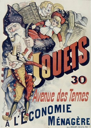 Jouets, 30 Avenue Des Ternes, a L'economie Menagere by Paul Balluriau Oil Painting