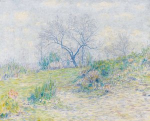 Baume im Fruhling by Paul Baum Oil Painting