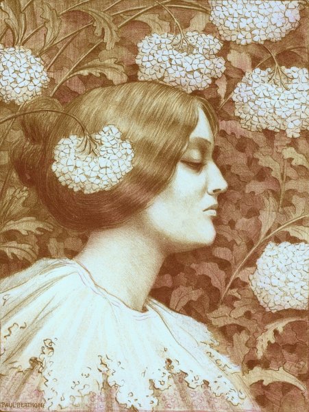 Main Product Photo of Dessin original pour les 'Maitres de l'Affiche' Painting by Paul Berthon