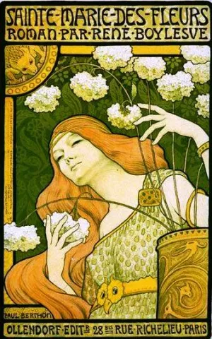 Marie des Fleurs by Paul Berthon Oil Painting