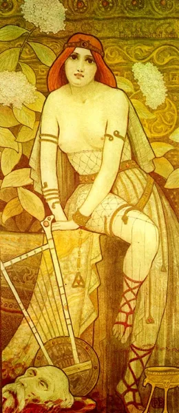 Salome Oil painting by Paul Berthon