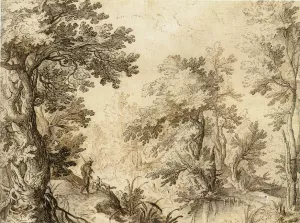 Forest Pool Oil painting by Paul Bril