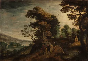 Landscape by Paul Bril Oil Painting