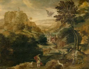 The Rape of Ganymede by Paul Bril Oil Painting
