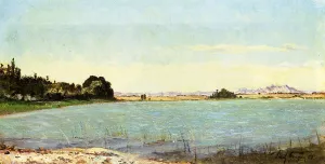 A Lake in Southern France painting by Paul-Camille Guigou