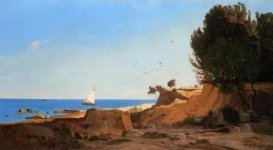 Around the Cap-Couronne near Marseille Oil painting by Paul-Camille Guigou