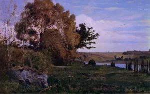 Near Cernay by Paul-Camille Guigou Oil Painting
